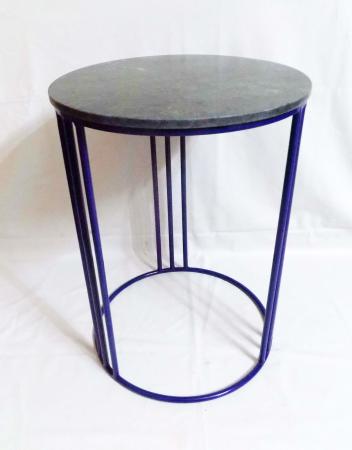 metal iron round stool