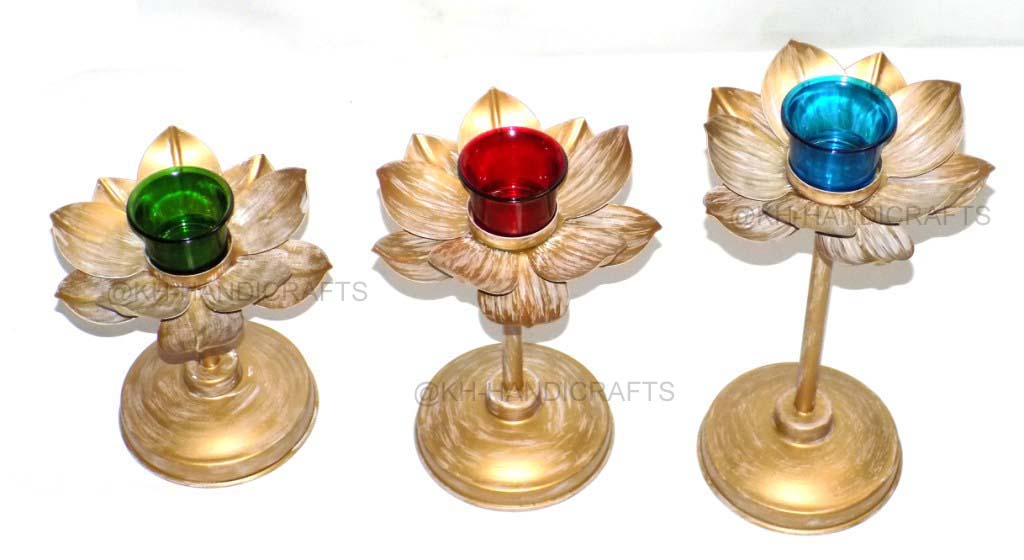 iron decorative candle stand